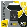  Зображення Карта пам`ятi MicroSDHC 32GB UHS-I Class 10 Hi-Rali + SD-adapter (HI-32GBSD10U1-01) 